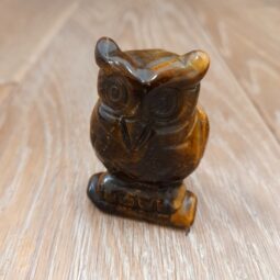 Medium Owl carvings (approximately 50mm) class=