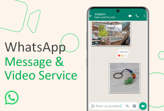 WhatsApp is perfect for all your order and query needs, 