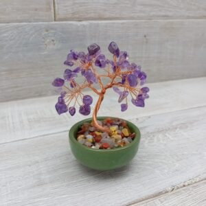 Amethyst Gem Tree in Bowl