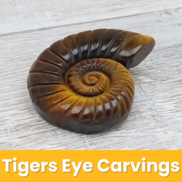 Tigers Eye Carvings class=