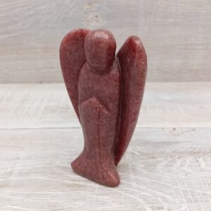 Raspberry Aventurine Large Angel - 95mm