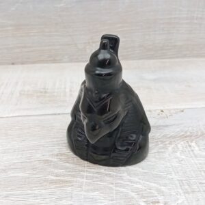 Black Obsidian Horus Head Carving - 80mm