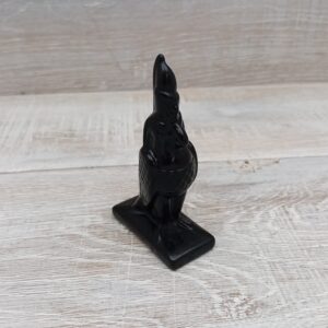 Black Obsidian Horus Falcon Carving - 80mm