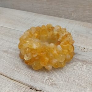 Citrine Tumble Tealight Holder