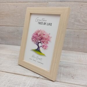Rose Quartz Tree of Life Frame