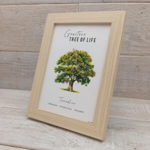 Tourmaline Tree of Life Frame