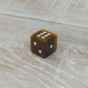 Tigers Eye Dice - 15mm