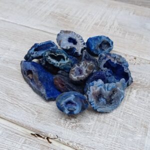 Blue Mini Agate Geodes (200 grams)