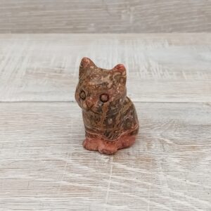 Pink Picture Jasper Cat - 45mm