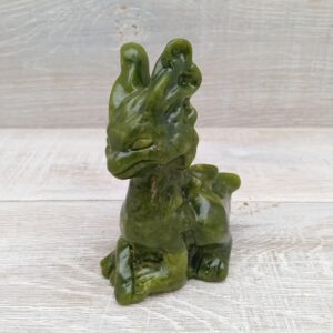 Serpentine Dragon Carving - 90mm