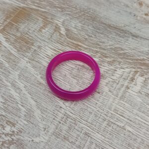 Pink Agate Gem Ring