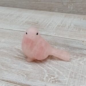 Rose Quartz Bird - 55mm