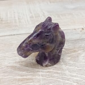Amethyst Horse Head - 45mm