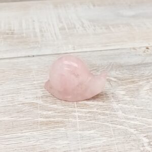 Rose Quartz Snail - 38mm