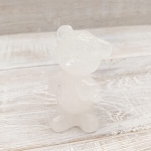 Clear Quartz Teddy Bear - 75mm